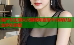 国产女主播大尺度视频直播平台精彩互动尽在掌握
