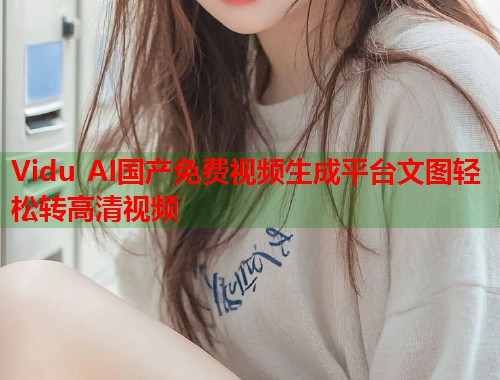 Vidu AI国产免费视频生成平台文图轻松转高清视频  第1张